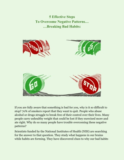  5 effective steps for overcoming negative patterns
